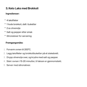 Keto laks med brokkoli Keto Laks med brokkoli